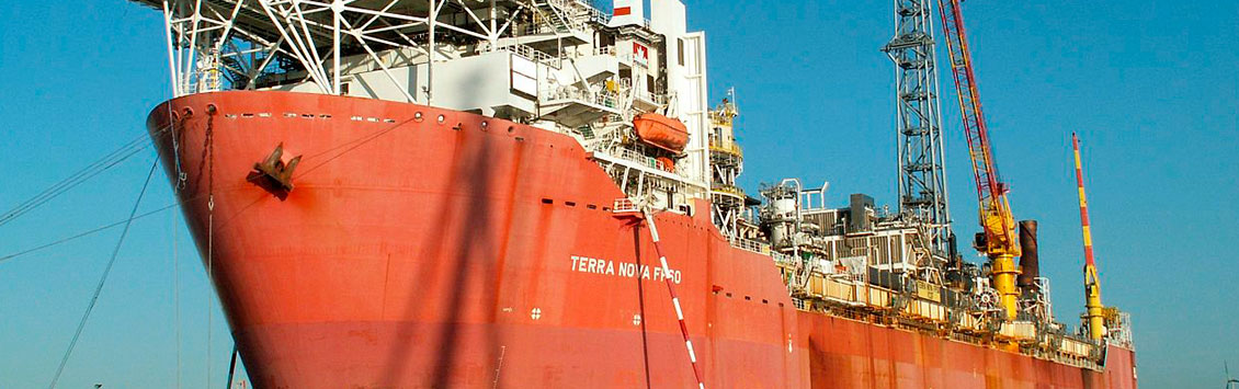 We performed non-destructive tests for the Terra Nova FPSO vessel repaired by Navantia.