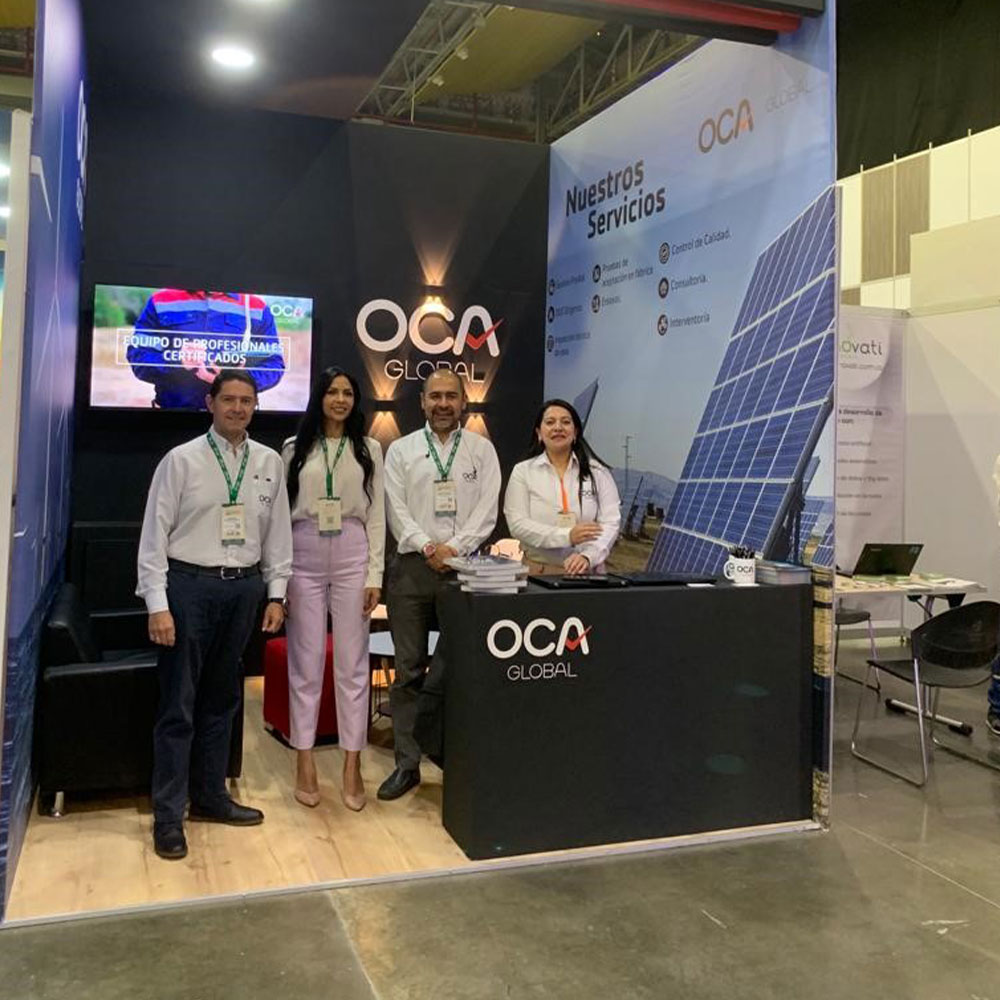 El Equipo de OCA Global Colombia participó en el 6 encuentro y feria de renovables LATAM evento dedicado a la transición energética.