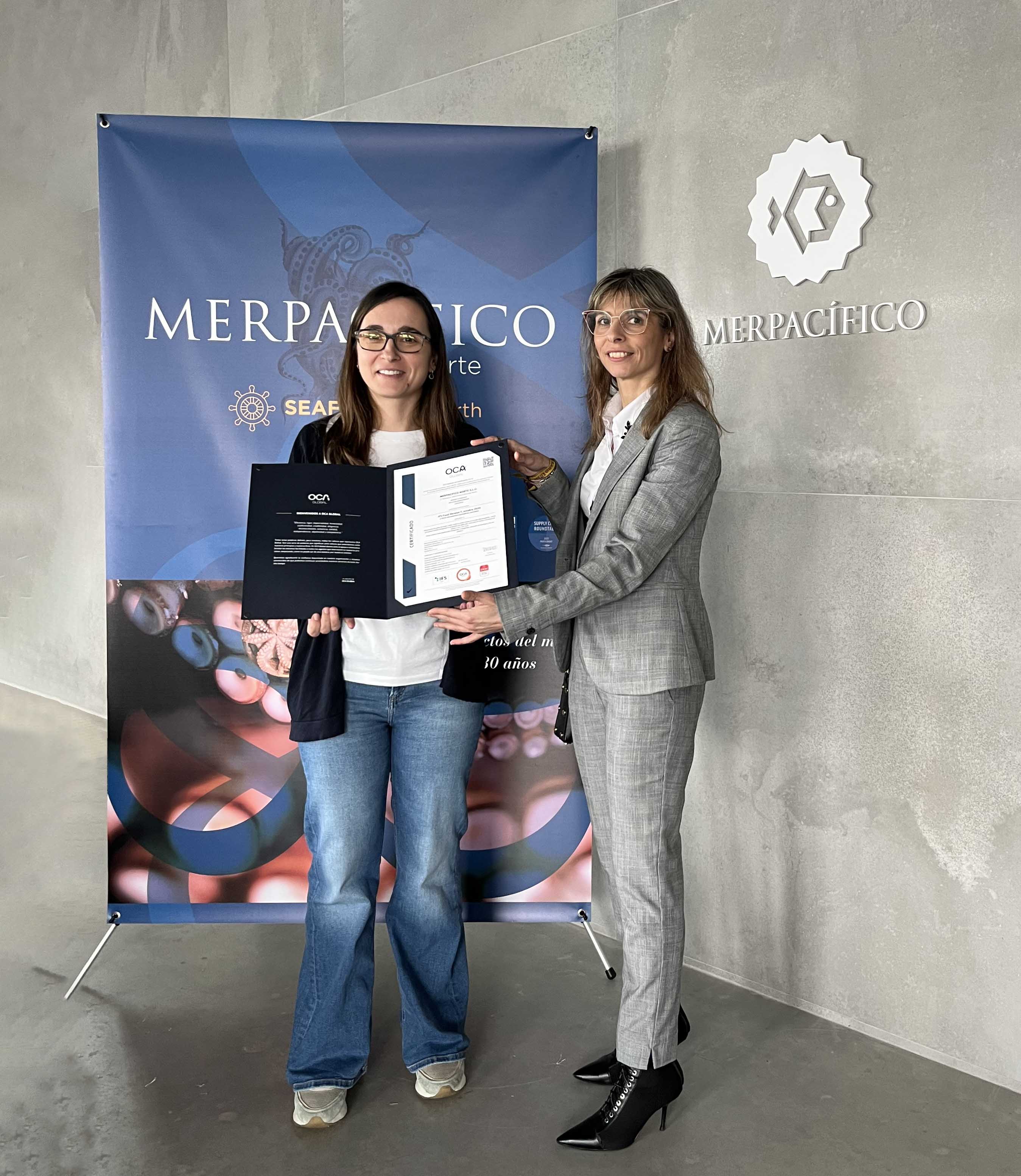 Merpacífico receives IFS FOOD certification from OCA Global